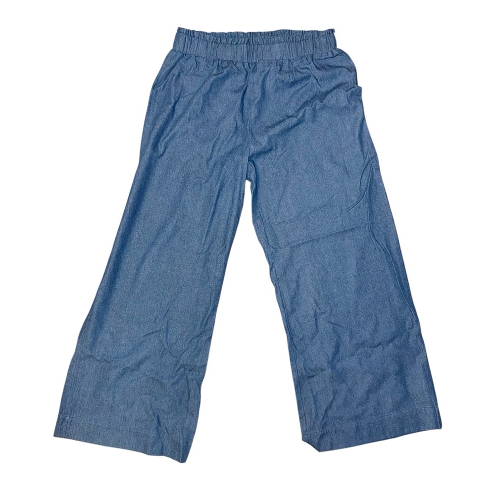 Women's Blue Wide-Leg Pants
